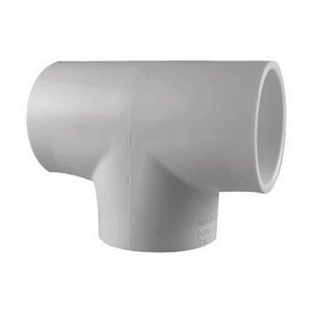 CHARLOTTE PIPE AND FOUNDRY PVC 02400 0600 0.5 in. Slip x Slip x Slip PVC Pipe Tee 43136